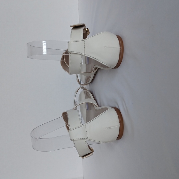 Hugo Boss Cream Leather Sandals with Zebra Print - Picture 3 of 9